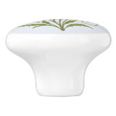 Poignée en Céramique fleur nature-rustique design セラミックノブ (側面)