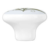 Poignée en Céramique lilas des champs セラミックノブ (側面)