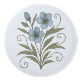 Poignée en Céramique only blue, seulement bleu セラミックノブ