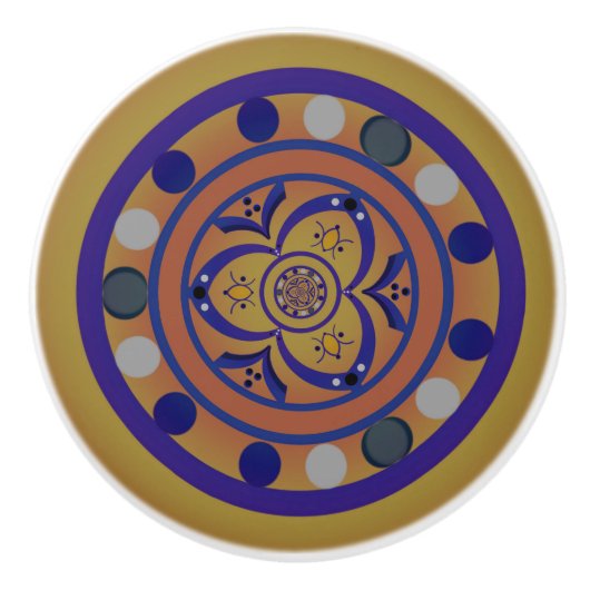 Poignée Jimette Design collection 2019. セラミックノブ (正面)