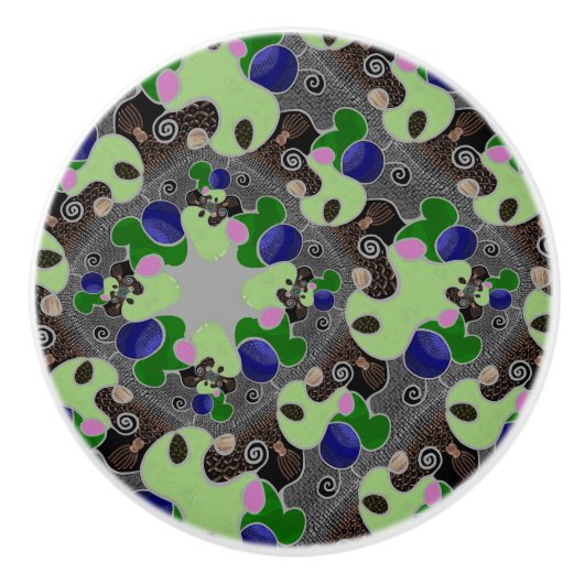 Poignée Jimette Design collection 2019. セラミックノブ (正面)