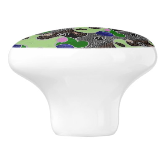 Poignée Jimette Design collection 2019. セラミックノブ (側面)