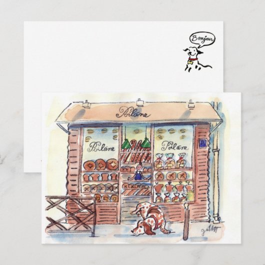 Poilane Boulangerie Paris ポストカード (正面/裏面)