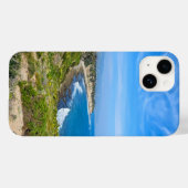 Poine Dumeの海岸沿いの青い海水 Case-Mate iPhoneケース (裏面 (横))