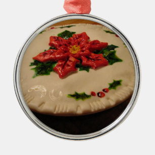 PoinsettaパイI メタルオーナメント