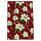 Poinsettia ミディアムペーパーバッグ (裏面)