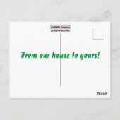 Poinsettia – メリークリスマスポストカード – Mint ポストカード (裏面)