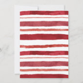 Poinsettia A Merry Little Bridal Shower 招待状 (裏面)