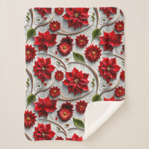 Poinsettia and Leaves