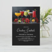 Poinsettia Christmas Cocktail Party 招待状 (スタンド正面)