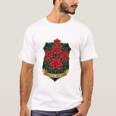 Poinsettia Crest T-Shirt Tシャツ (正面)