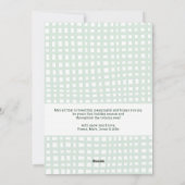 Poinsettia Greenery Pattern Happy Holidays 3 Photo シーズンカード (裏面)