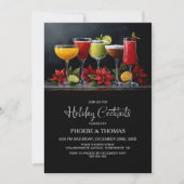 Poinsettia Holiday Cocktail Party 招待状 (正面)