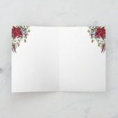 Poinsettia、Holly Mother in-Lawクリスマス シーズンカード (内部)