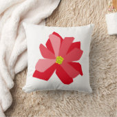 Poinsettia Illustration クッション (ブランケット)