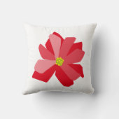 Poinsettia Illustration クッション (裏面)