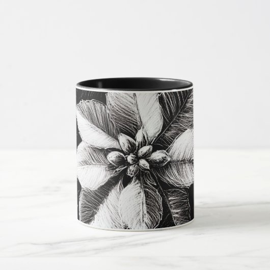 Poinsettia mug マグカップ (中央)