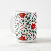 Poinsettia Paradise Coffee Mug Cheer コーヒーマグカップ (正面左)