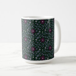 Poinsettia Paradise Coffee Mug Dark コーヒーマグカップ