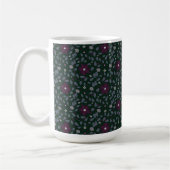 Poinsettia Paradise Coffee Mug Dark コーヒーマグカップ (左)