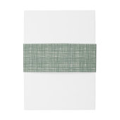 Poinsettia Sage Green Ivory Photo Christmas 招待状ベリーバンド (裏面例)