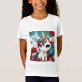 Poinsettia Unicorn  Tシャツ (正面)