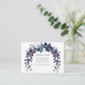 Poinsettia Wishing Well結婚's | Moody Blue エンクロージャーカード (スタンド正面)