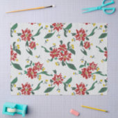 Poinsettias for all Seasons Gift Bag 薄葉紙 (クラフト)