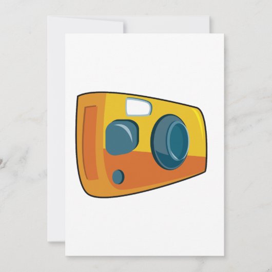 Point And Shootカメラ招待状 招待状 (正面)