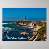 Point Arena Lighthouse Scenic ポスター (正面)