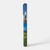 Point Dume上の強力な雲 iPhone 15ケース (左側面)