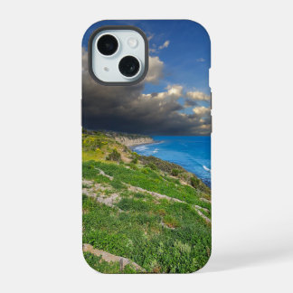 Point Dume上の強力な雲 iPhone 15ケース