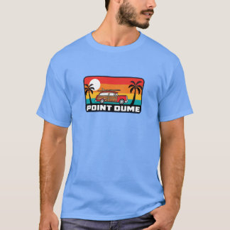 Point Dume California Surfing Woodie Surf Surfer S Tシャツ