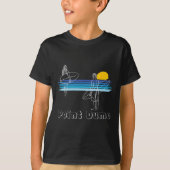 Point Dume Surfing Beach Surf Guy Girl  Tシャツ (正面)