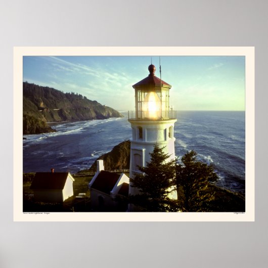 Point Heceta Lighthouse - Oregon ポスター (正面)