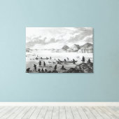 Point Lataを通過する遠征 キャンバスプリント (インサイチュ (ウッドフロア))