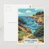 Point Lobos California Travel ポストカード (正面/裏面)