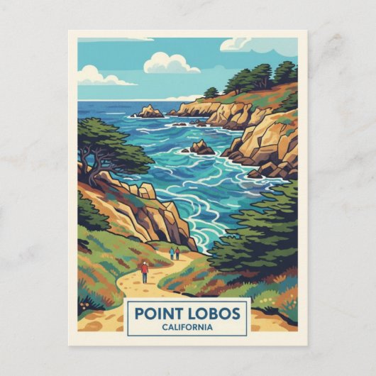 Point Lobos California Travel ポストカード (正面)