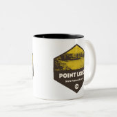 Point Lobos State Natural Reserve California ツートーンマグカップ (正面右)