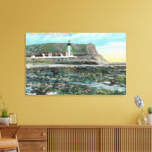 Point Loma Lighthouseサンディエゴ(カリフォルニア州) キャンバスプリント (インサイチュ (リビング))