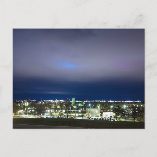 Point Lookout and Branson, MiSouri at Night ポストカード (正面)