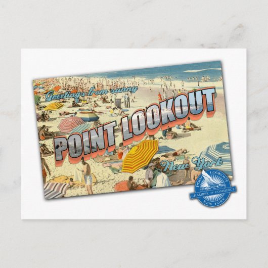 Point Lookout Chamber of Commerceヴィンテージはがき ポストカード (正面)