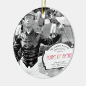 Point of Entry Lawn Jockey（エントリー·ローン·ジョッキーのポイント） セラミックオーナメント (左)