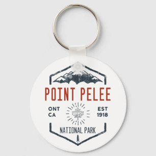 Point Pelee National Park Canada Distressed キーホルダー