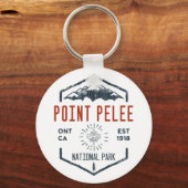 Point Pelee National Park Canada Distressed  キーホルダー (正面)