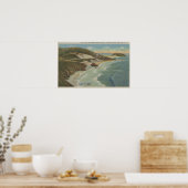 Point Sur, Carmel San Simeon Section, Hwy 1ビュー ポスター (キッチン)