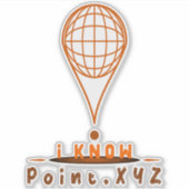 Point XZY Sticker シール (正面)