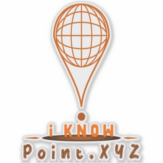 Point XZY Sticker シール (正面)