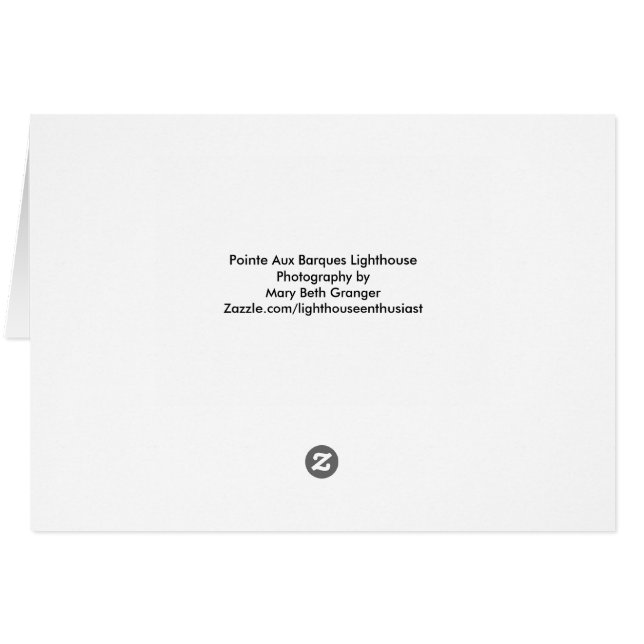 Pointeの補助のバークの灯台 (裏面横)