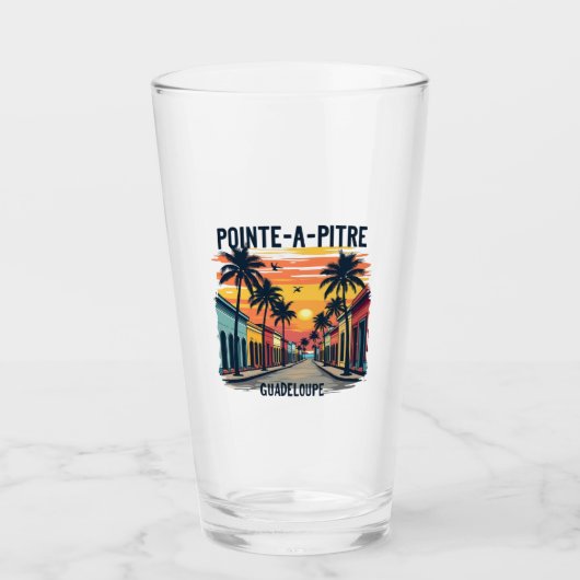 POINTE A PITRE GUADELOUPE タンブラーグラス (正面)